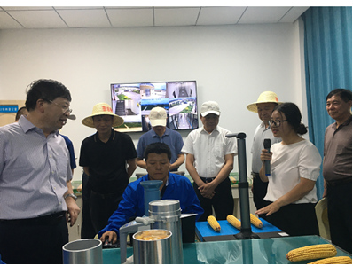 中国工程院“科技支撑甘肃绿洲农业和玉米种业可持续发展”院士专家团队考察调研千赢国际种业生物育种实验基地